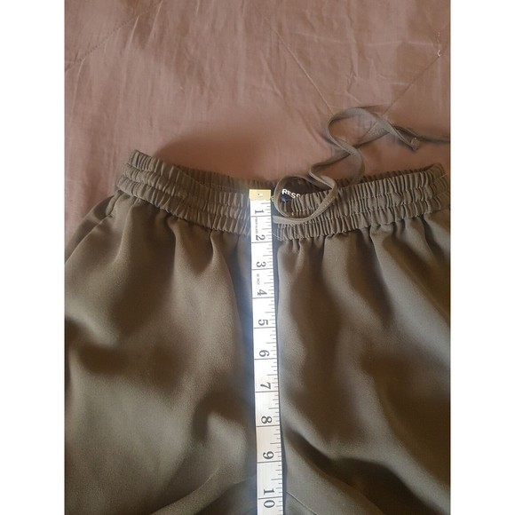 Express Womens Pants Grandmacore Green Joggers Drawstring Ankle Mid Rise Size XS - Picture 10 of 12